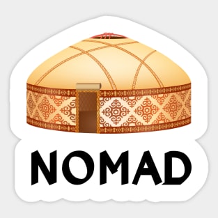 Nomad yurt Sticker